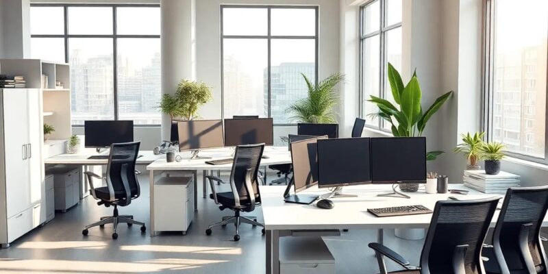 Kantoormeubelen als basis voor een productieve werkdag